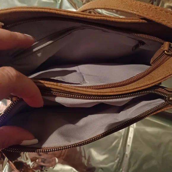 boho laser cut organizer purse - Picture 5 of 8